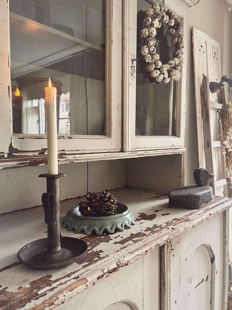 Mooie oude Franse kwispedoor / spuugbak, Antiek en Kunst, Ophalen of Verzenden