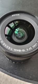 Canon EF-S 10-18mm groothoeklens, Audio, Tv en Foto, Fotografie | Lenzen en Objectieven, Ophalen of Verzenden, Gebruikt, Groothoeklens