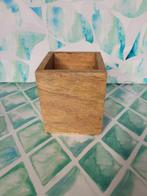 Pennenbak van hout, 10 x 10 x 12 cm, ., Nieuw, Ophalen of Verzenden, .