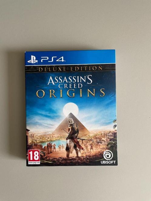 Assassin's Creed Origins - DELUXE EDITION PS4, Spelcomputers en Games, Games | Sony PlayStation 4, Zo goed als nieuw, Avontuur en Actie