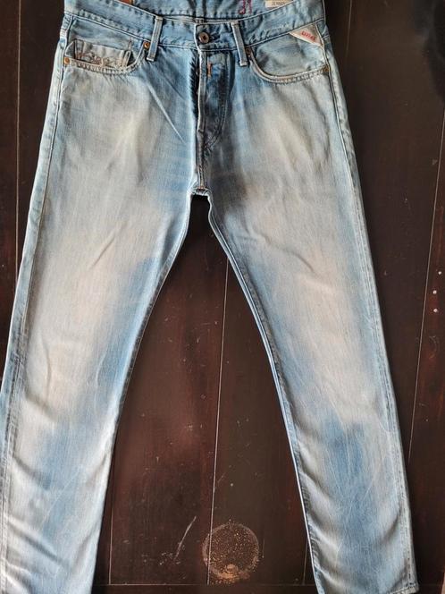ZGAN CLASSIC REPLAY JENNON STRAIGHT FIT JEANS SIZE 31/32!!, Kleding | Heren, Spijkerbroeken en Jeans, Zo goed als nieuw, W32 (confectie 46) of kleiner