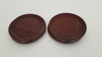 Retro onderzetters 10 stuks doorsnede 9 cm beschikbaar voor biedingen
