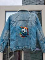 Mooie warme spijkerjas voetbal, Ophalen of Verzenden, Zo goed als nieuw, Jongen of Meisje, Jas