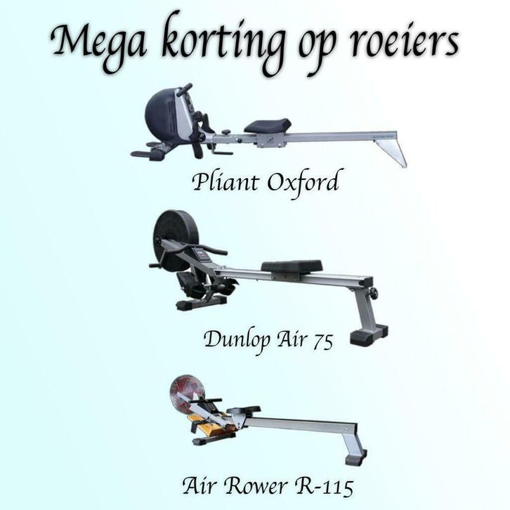 Diverse roeiers vanaf €329 MEGA hoge korting!, Sport en Fitness, Fitnessmaterialen, Nieuw, Ophalen of Verzenden