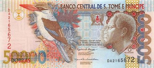 St. Thomas en Prince 50.000 Dobras 2004 Unc, Banknote24, Postzegels en Munten, Bankbiljetten | Afrika, Los biljet, Overige landen