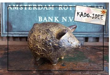 Brocante spaarvarkentje – aardewerk  beschikbaar voor biedingen