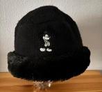 Muts - Disney Mickey - zwart - wol & faux fur -omvang Ø57cm, Kleding | Dames, Mutsen, Sjaals en Handschoenen, Ophalen of Verzenden