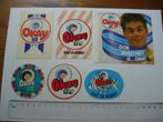 sticker oud OKAY IJS vintage ijsje merk retro meneer cactus, Verzamelen, Verzenden, Zo goed als nieuw, Bedrijf of Vereniging