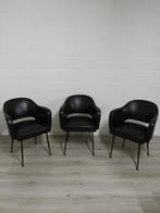 Vintage lounge stoelen | Executive chairs mid century, Huis en Inrichting, Stoelen, Ophalen, Zo goed als nieuw, Bruin