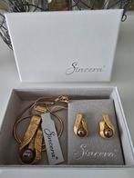 Nieuwe originele Sincera sieraden set 18 karaat verguld, Ophalen of Verzenden, Nieuw, Goud, Goud