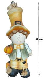 Tuinbeeldje 40cm, Ophalen, Zo goed als nieuw, Mens