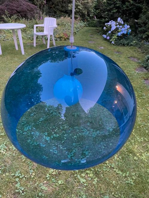 Kartell FL/Y hanglamp blauw, Huis en Inrichting, Lampen | Hanglampen, Gebruikt, Minder dan 50 cm, Ophalen of Verzenden