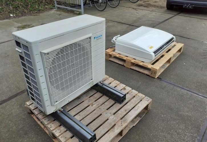 Daikin airco Warmtepomp, Witgoed en Apparatuur, Airco's, Gebruikt, Wandairco, 100 m³ of groter, 1 snelheid, Koelen en Ontvochtigen