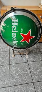 Heineken lichtbak, Ophalen, Lichtbak of (neon) lamp