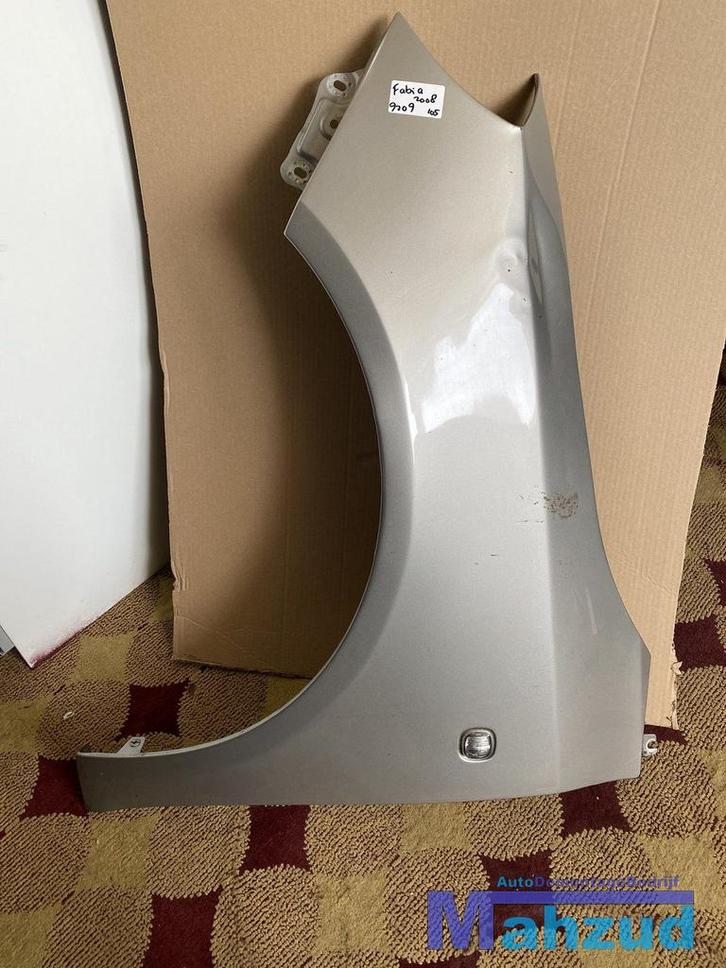 Skoda Fabia 2 links grijs 9209 scherm zijscherm, Auto-onderdelen, Carrosserie en Plaatwerk, Spatbord, Skoda, Gebruikt, Ophalen of Verzenden