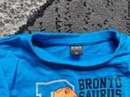 Blauwe trui Met oranje Dino Maat 98, Trui of Vest, Onbekend, Ophalen of Verzenden, Zo goed als nieuw