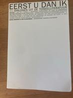 Eerst U Dan Ik - Toneelliteratuur, Boeken, Ophalen of Verzenden, Gelezen, Nederland