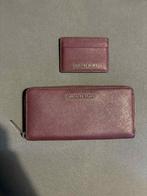 Paarse Michael Korts portemonnee set, Ophalen of Verzenden, Zo goed als nieuw, Paars, Overige merken