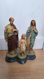 Oude beelden groep van Josef, Maria en kind Jesus, Ophalen of Verzenden