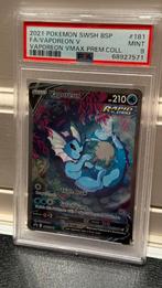 Pokémon Vaporeon V - SWSH181 Premium Collection PSA 9, Ophalen of Verzenden, Nieuw, Foil