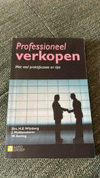 W. Koning - Professioneel verkopen, Verzenden, Sociale wetenschap, Zo goed als nieuw, W. Koning; H.E. Wijnberg; J. Mokkenstorm