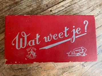 Wat Weet Je? Ricon 1955 Bordspel beschikbaar voor biedingen
