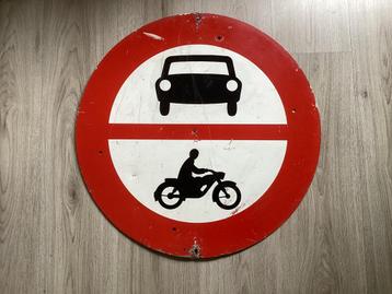 Vintage origineel verkeersbord 20 RVV 1966 beschikbaar voor biedingen