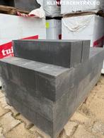 OMVANGSKORTING smoke grijs zwart 15x15x60cm stapelbl A-keus