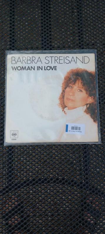 Te koop single Barbra Streisand Woman In Love 1980 beschikbaar voor biedingen