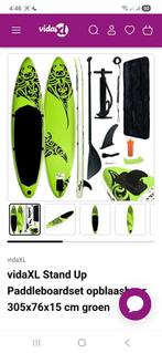 Opblaasbare SUP Board Set - Groen, Watersport en Boten, Suppen, Ophalen, Nieuw, SUP-boards