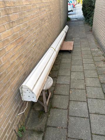 Zonnescherm 595cm Somfy motor - Doek aan vervanging toe beschikbaar voor biedingen