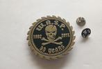 W.A.S.P.  vrij mooie shaped 33 years pin badge speld n6 WASP, Verzenden, Nieuw, Overige typen