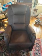 2 leren luxe stoelen, Huis en Inrichting, Fauteuils, Ophalen of Verzenden, Zo goed als nieuw, 75 tot 100 cm