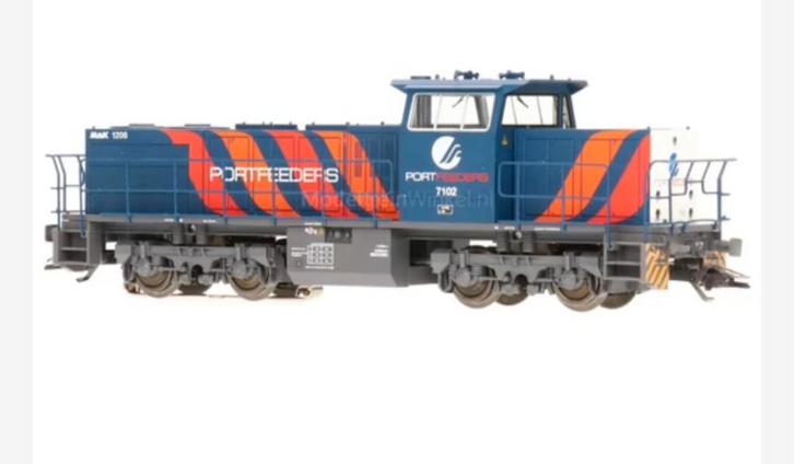 Märklin 37626 MaK Portfeeders 1206 diesellok MFX digitaal, Hobby en Vrije tijd, Modeltreinen | H0, Locomotief, Wisselstroom, Märklin