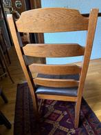 Rustieke eetkamerstoelen hout, Huis en Inrichting, Stoelen, Ophalen, Gebruikt, Landelijk rustiek, Bruin