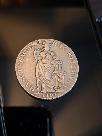 Zilveren 3 Gulden 1794 Utrecht - Zfr beschikbaar voor biedingen