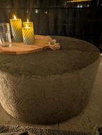 Claudi poef salontafel, Huis en Inrichting, Ophalen of Verzenden, Eenpersoons, 90 cm