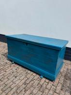 Oude houten speelgoedkist, Ophalen