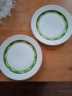 2 vintage gebaksbordjes Thomas Arcta Borke groen samen voor, Huis en Inrichting, Keuken | Servies, Ophalen of Verzenden, Zo goed als nieuw