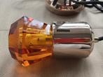 Seletti lamp amber geel kristalglas + Seletti plafondkap, Ophalen of Verzenden, Zo goed als nieuw