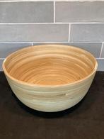 Bamboe fruitschaal (260825), Huis en Inrichting, Woonaccessoires | Schalen en Manden, Schaal, Rond, Ophalen of Verzenden, Zo goed als nieuw