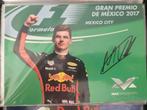 Max Verstappen handtekening kaart, Verzamelen, Automerken, Motoren en Formule 1, Ophalen of Verzenden, Zo goed als nieuw, Formule 1