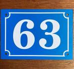Huisnummer 63, Huis en Inrichting, Woonaccessoires | Overige, Ophalen of Verzenden, Nieuw