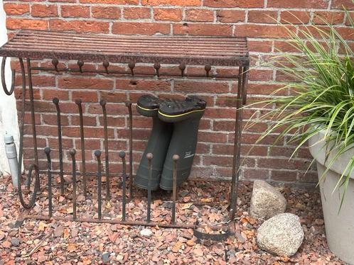 Metalen Laarzen en Klompen Standaard, Tuin en Terras, Overige Tuin en Terras, Gebruikt, Ophalen of Verzenden