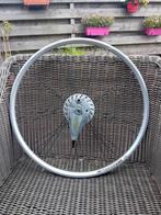 voorwiel met naafdynamo en rollerbrake., Fietsen en Brommers, Fietsonderdelen, Ophalen of Verzenden, Gebruikt, Algemeen, Wiel