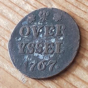 duit Overijssel 1767 (lot 1) beschikbaar voor biedingen