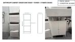 bathroom storage, Huis en Inrichting, Badkamer | Badkamermeubels, Ophalen, Overige typen, Zo goed als nieuw, Minder dan 100 cm