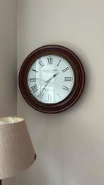 Klok diameter rond 50 cm, Ophalen, Zo goed als nieuw, Wandklok