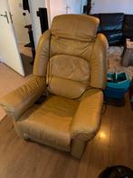 Leren Elektrische Fauteuil, Ophalen, Gebruikt, Leer, 75 tot 100 cm