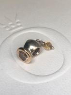 Pandora bedel met 14K goud en citrine steentje, Sieraden, Tassen en Uiterlijk, Bedels, Ophalen, Pandora, Zo goed als nieuw, 1 bedel